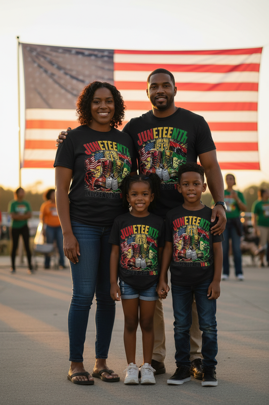 Full Family Juneteenth Lifestyle Mockup