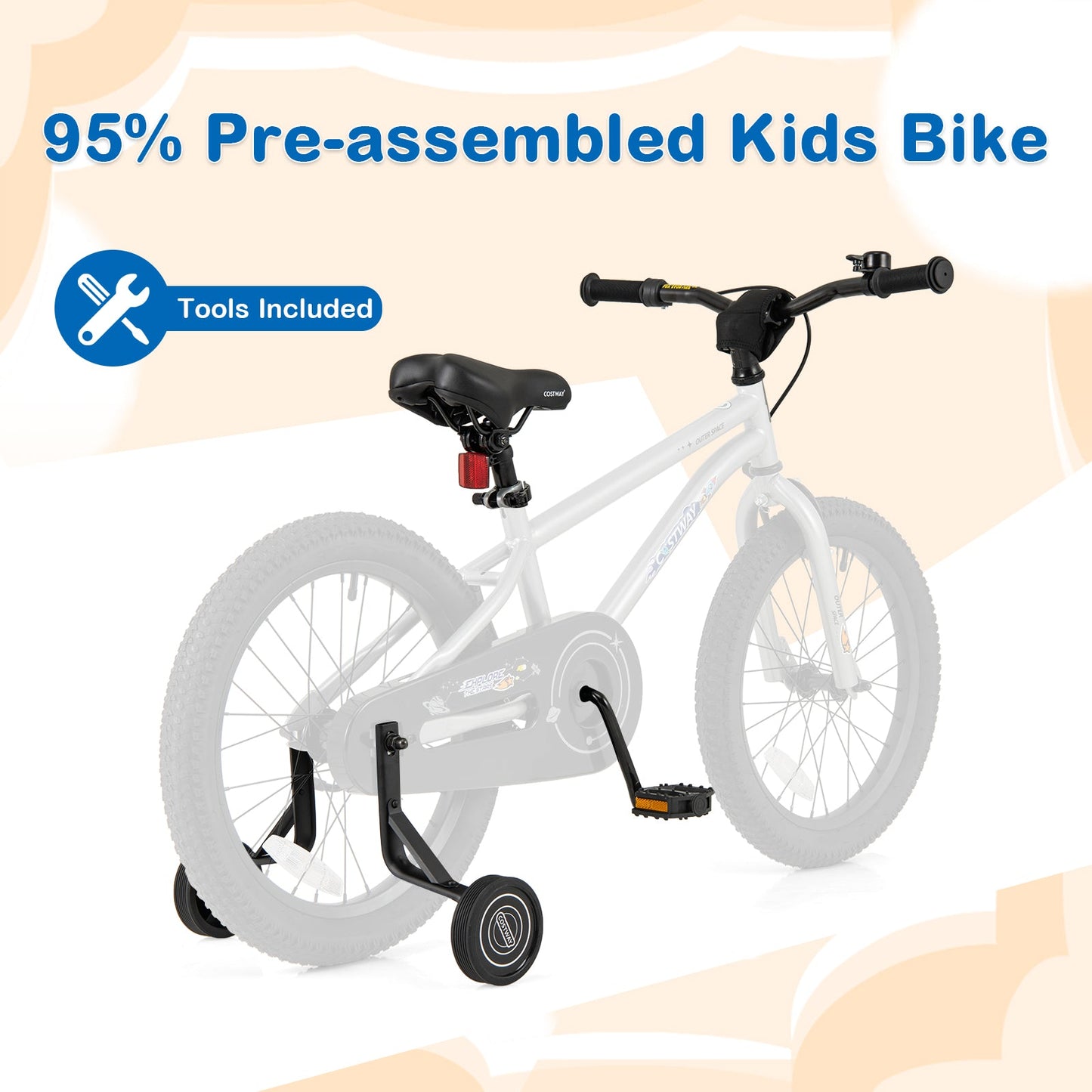 18-Inch Kids Bike for Boys & Girls Ages 4-8 🚲🔥 | High Carbon Steel Frame Bicycle