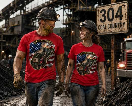 WV Energy Source — Coal Fields & Strip Mine Pride T-Shirt