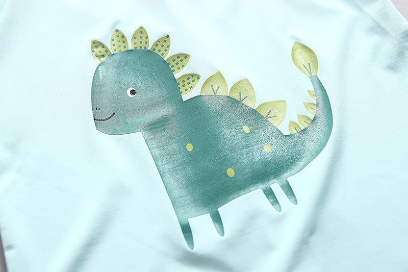 Kids Dinosaur UPF50 UV Rashguard Swimsuit 🦕☀️ | Boys Sun Protection Swimwear