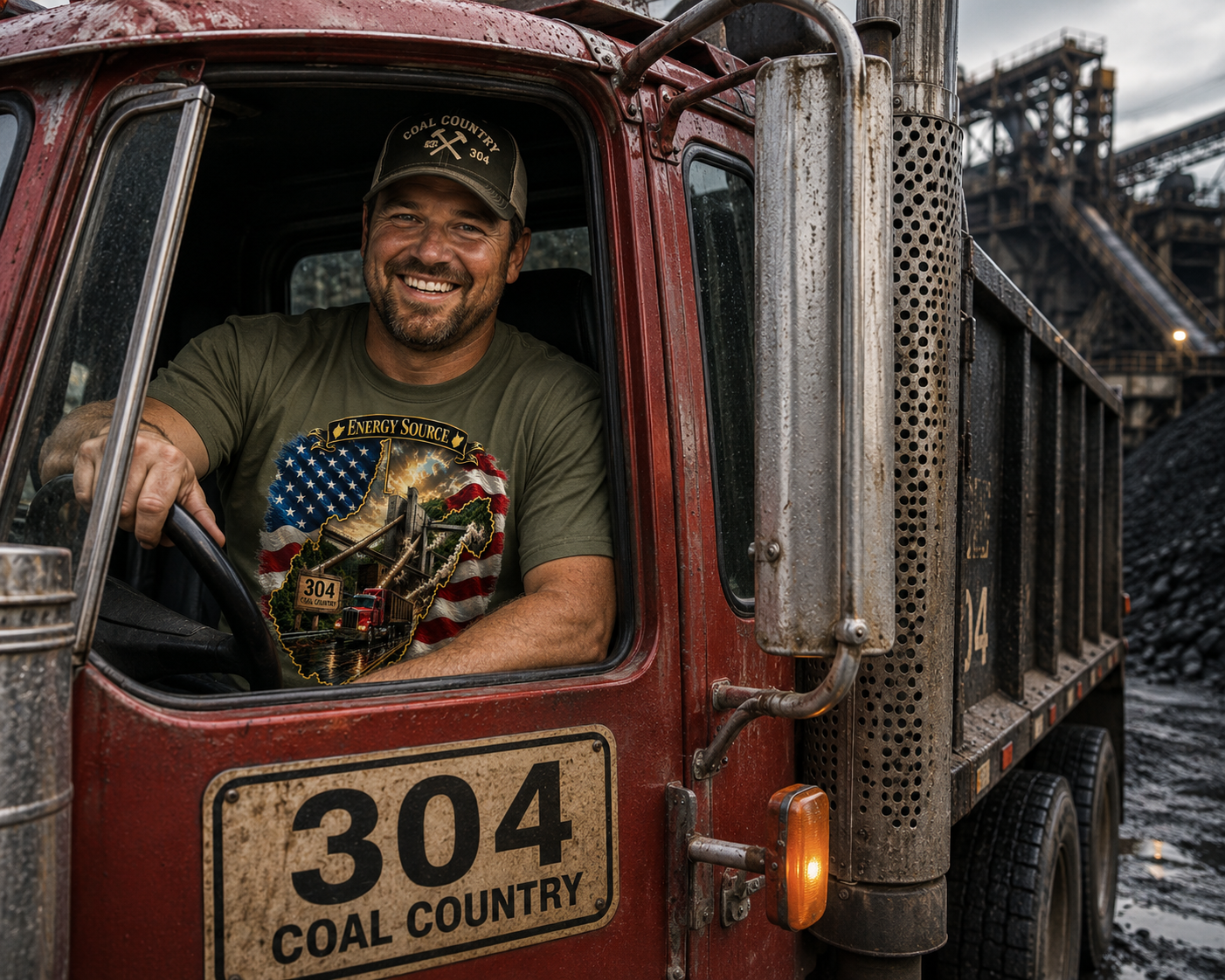 WV Energy Source — Coal Fields & Strip Mine Pride T-Shirt