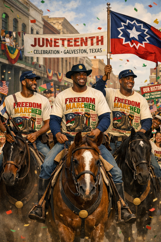 Freedom Marched – Juneteenth June 19, 1865 | Our History. Our Freedom. Our Future. Unisex T-Shirt
