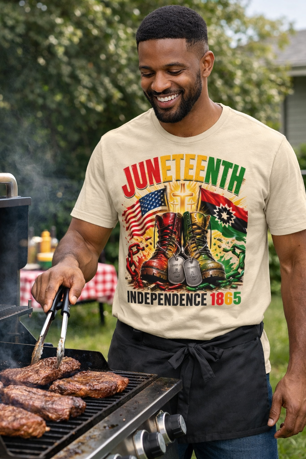 Juneteenth Independence 1865 Family T-Shirt | Freedom, Faith & Legacy Tee