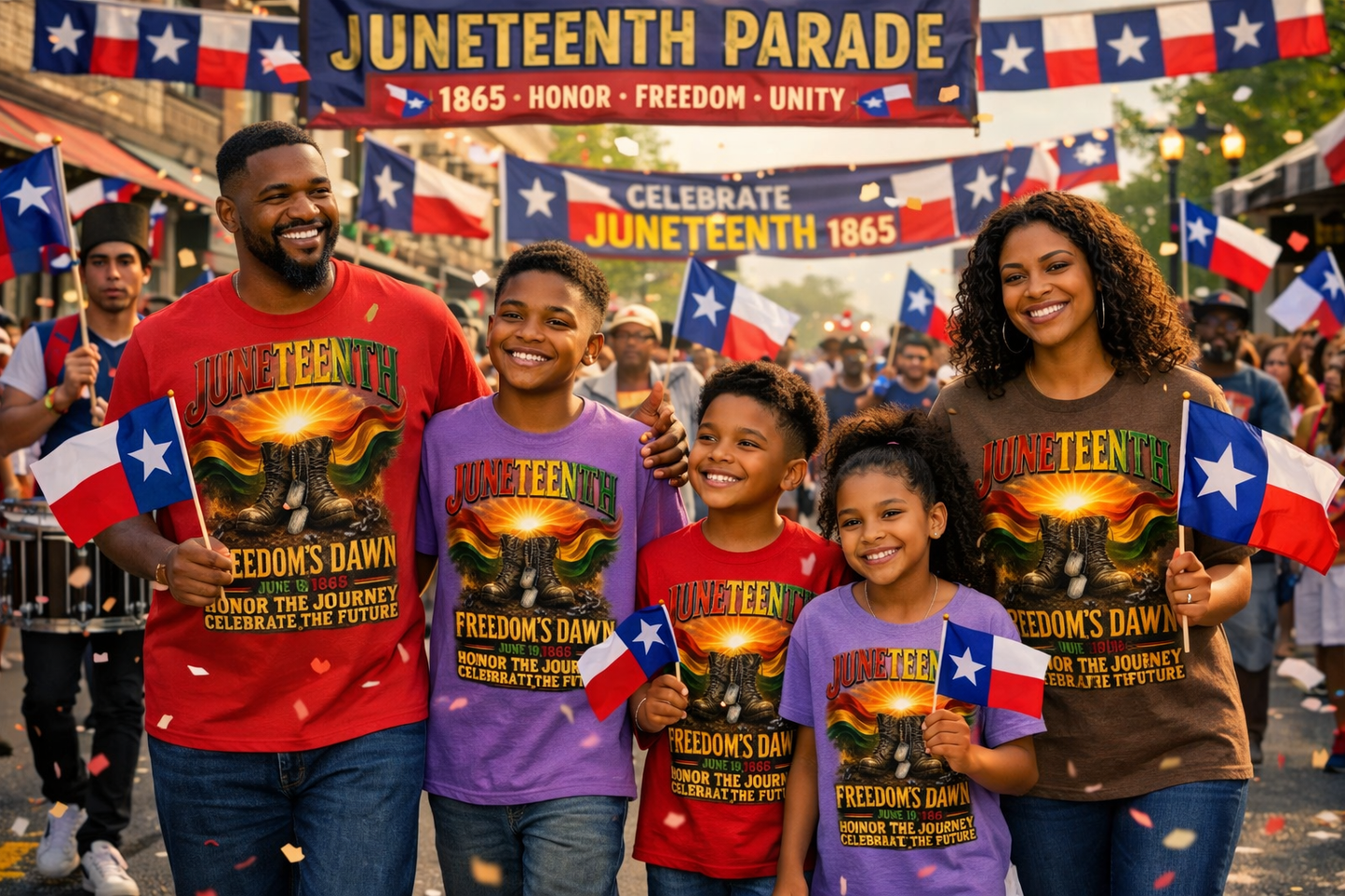 Juneteenth Freedom's Dawn T-Shirt – Honor the Journey, Celebrate the Future