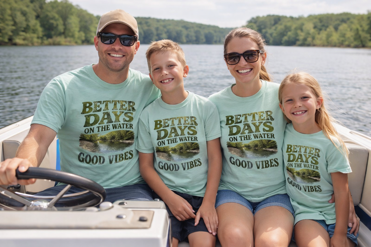 Better Days On The Water Good Vibes T-Shirt
