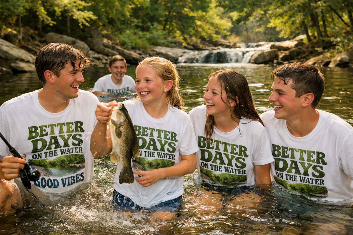 Better Days On The Water Good Vibes T-Shirt