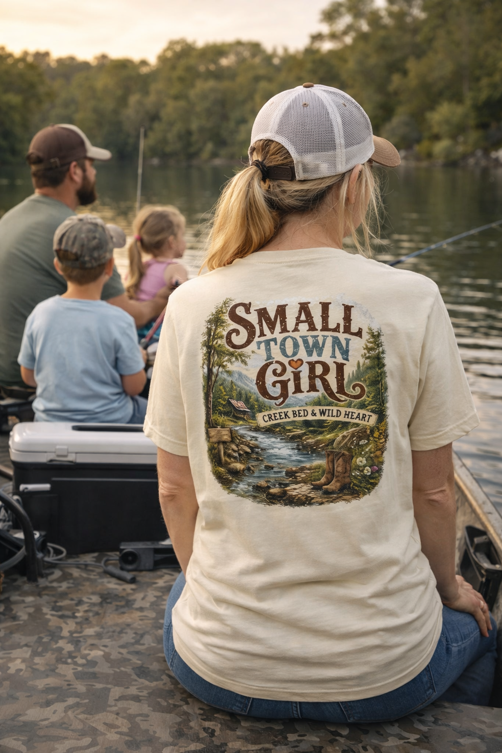Small Town Girl – Creek Bed & Wild Heart Tee