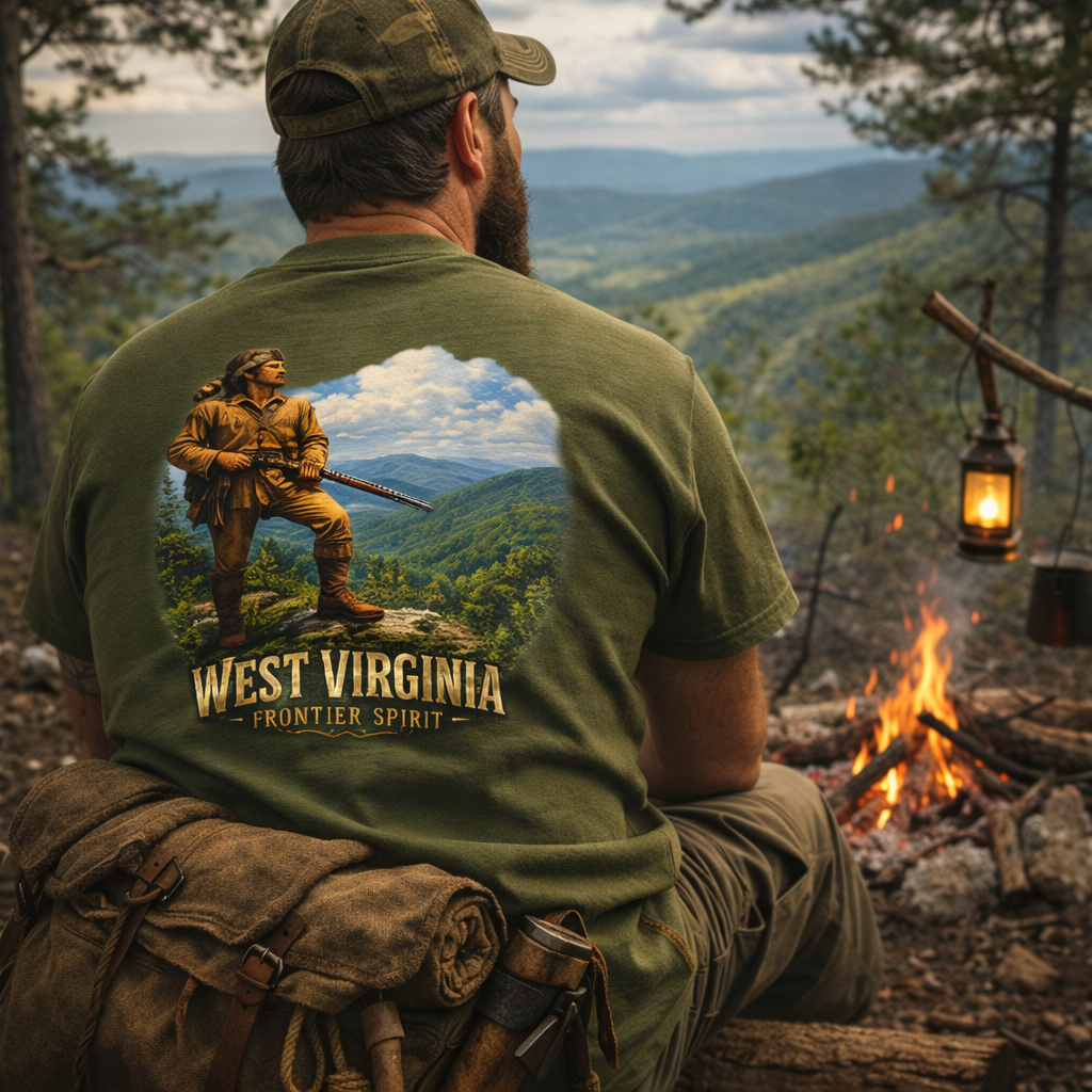 West Virginia Frontier Spirit – Daniel Boone T-Shirt