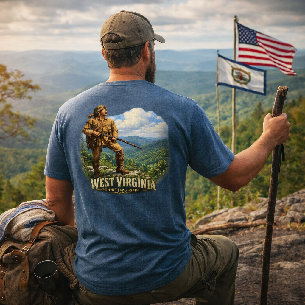 West Virginia Frontier Spirit – Daniel Boone T-Shirt