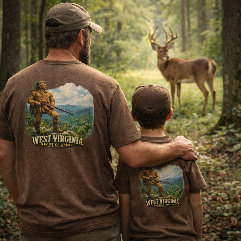 West Virginia Frontier Spirit – Daniel Boone T-Shirt