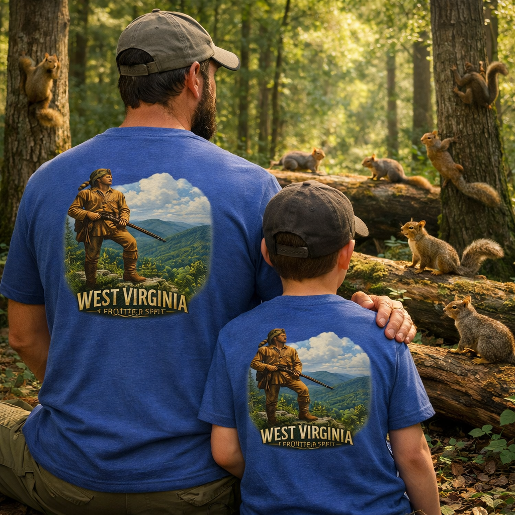 West Virginia Frontier Spirit – Daniel Boone T-Shirt