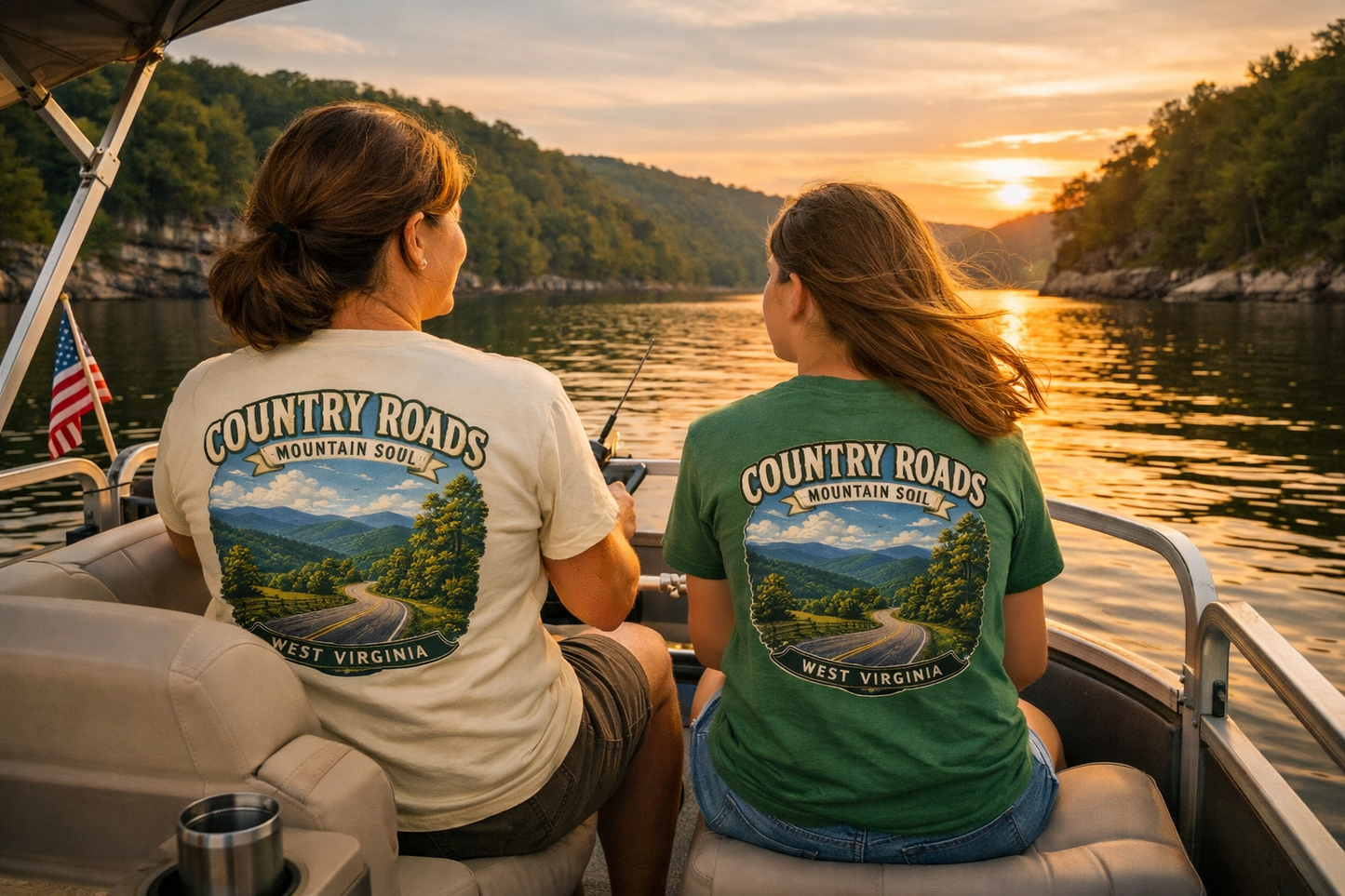 Country Roads – Mountain Soul | West Virginia T-Shirt