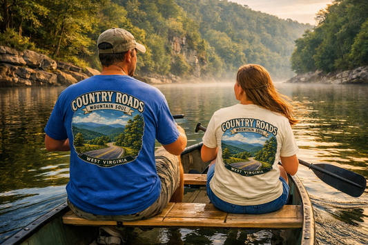 Country Roads – Mountain Soul | West Virginia T-Shirt