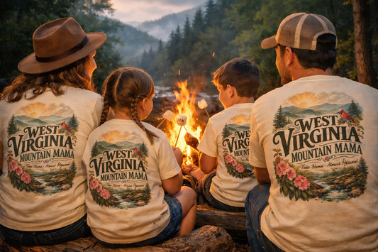 West Virginia Mountain Mama – Country Roads T-Shirt