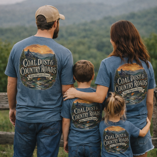 Coal Dust & Country Roads – West Virginia Grown Unisex T-Shirt