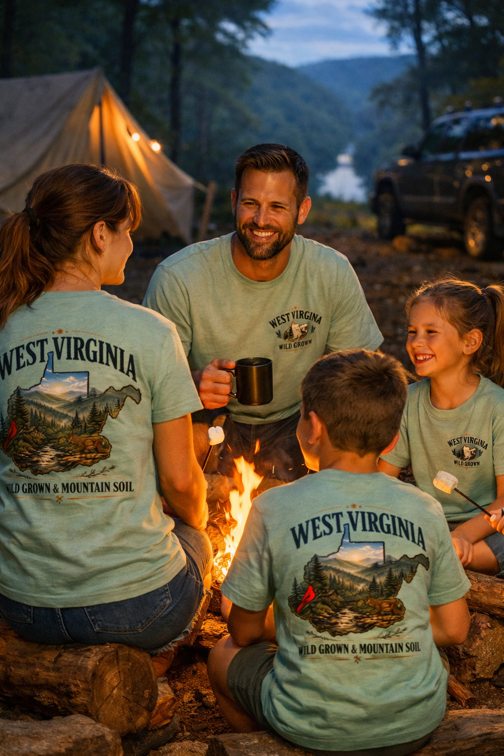 West Virginia Wild Grown & Mountain Soil Tee