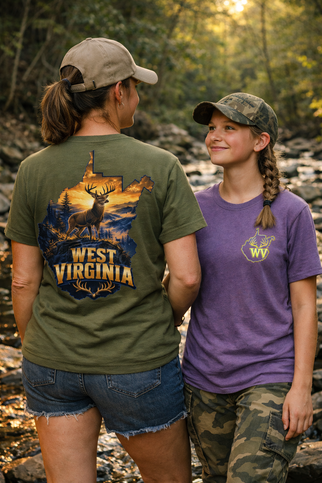 West Virginia Buck Hunter Tee – Mountain Pride Edition