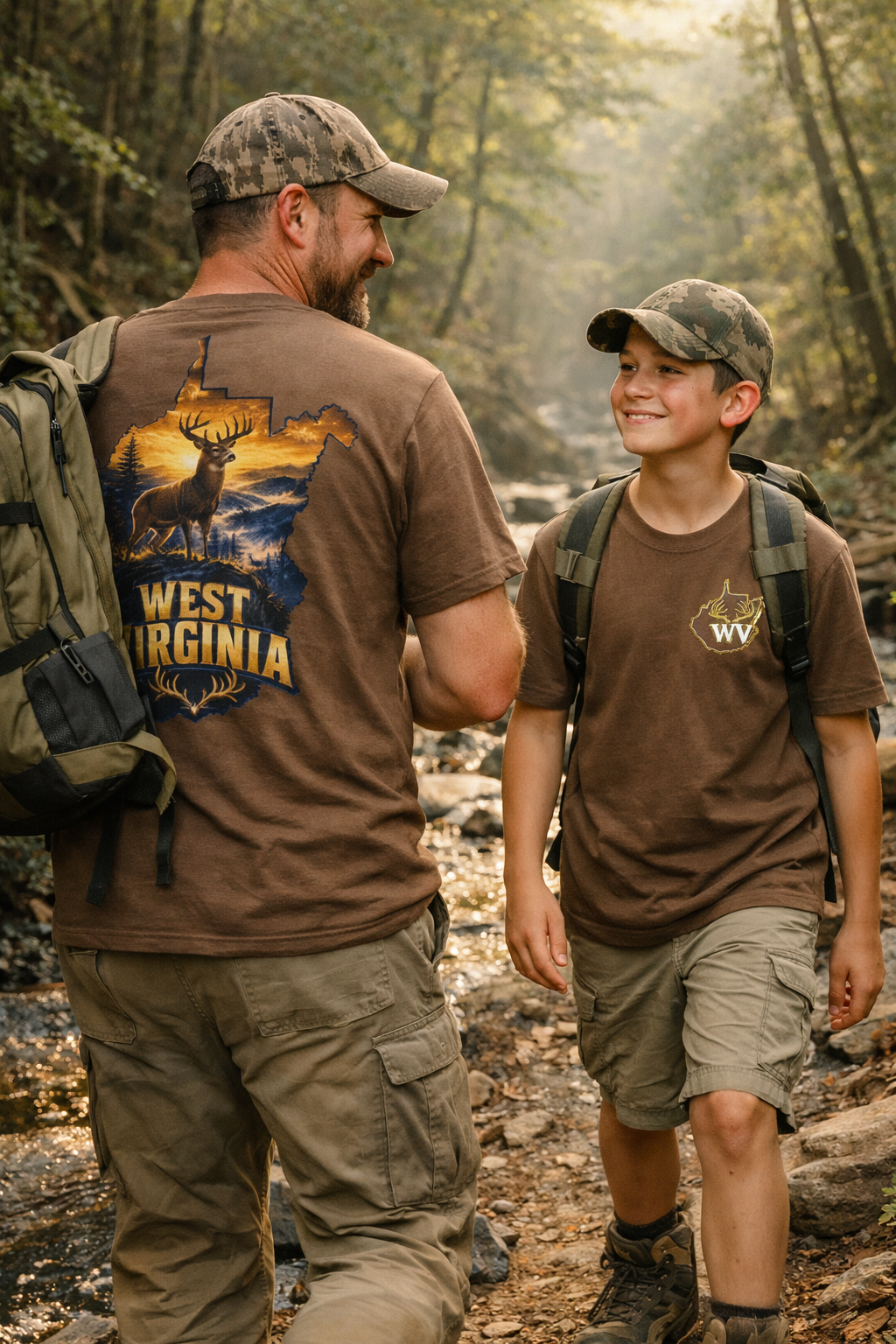 West Virginia Buck Hunter Tee – Mountain Pride Edition