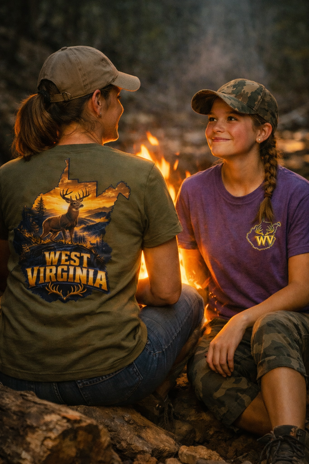 West Virginia Buck Hunter Tee – Mountain Pride Edition