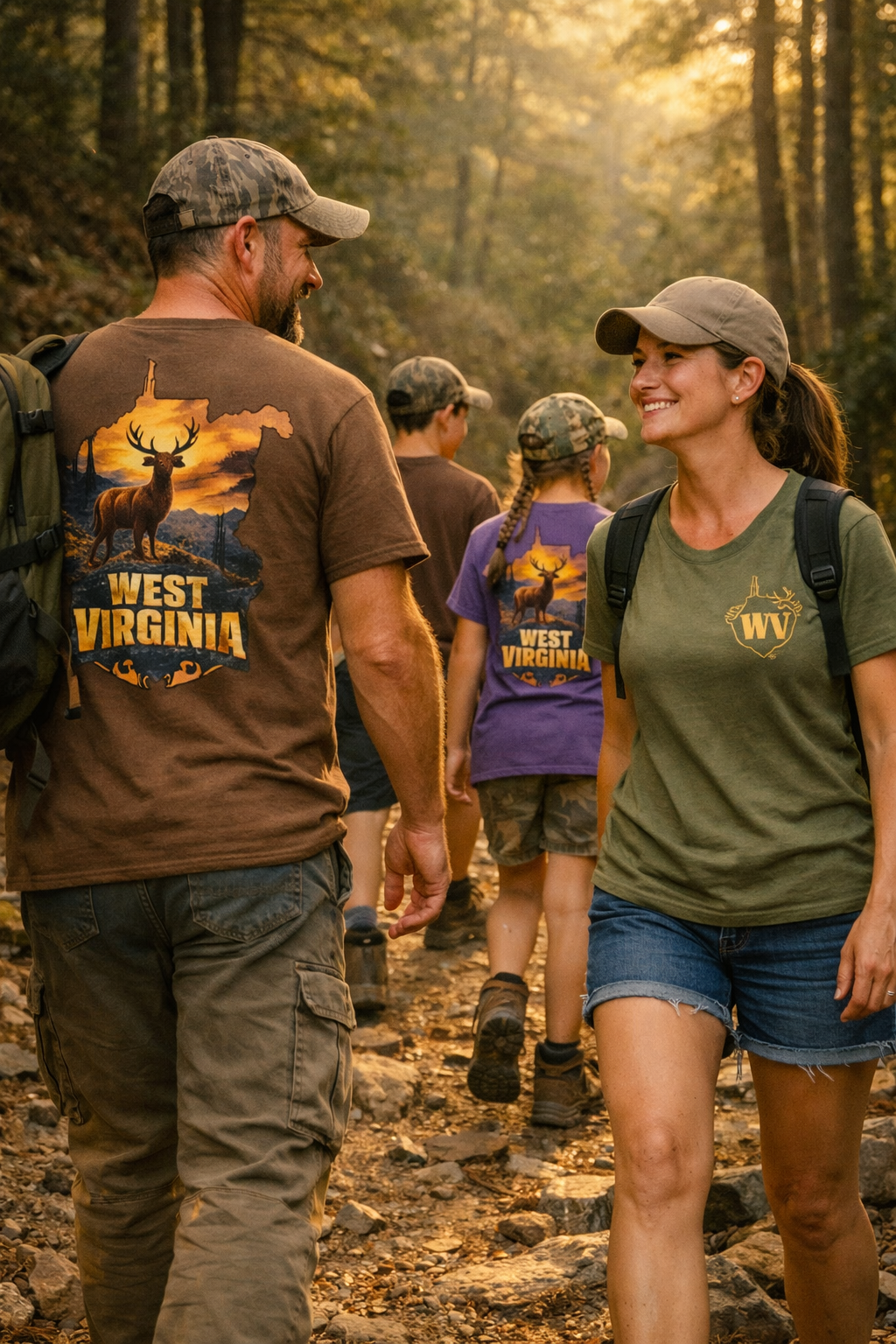 West Virginia Buck Hunter Tee – Mountain Pride Edition