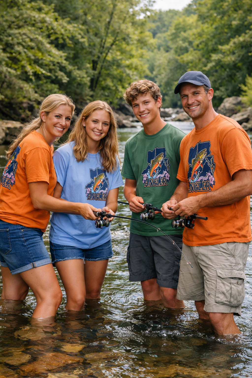 WV Angler – West Virginia Trout Fishing T-Shirt
