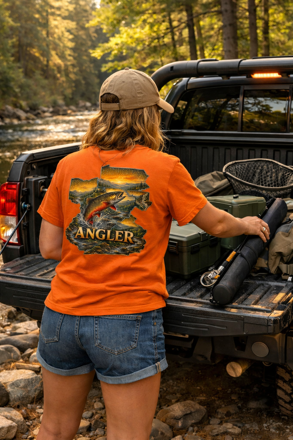 Tri-State Angler – Appalachian Fishing T-Shirt | VA, KY, OH, MD, PA
