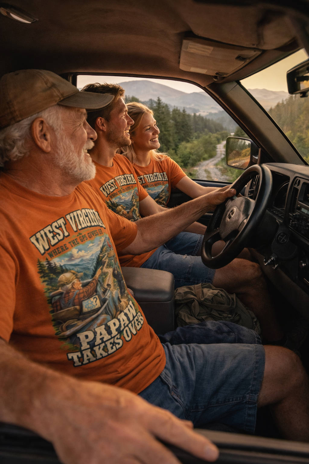 West Virginia Where The GPS Gives Up – Papaw Takes Over T-Shirt
