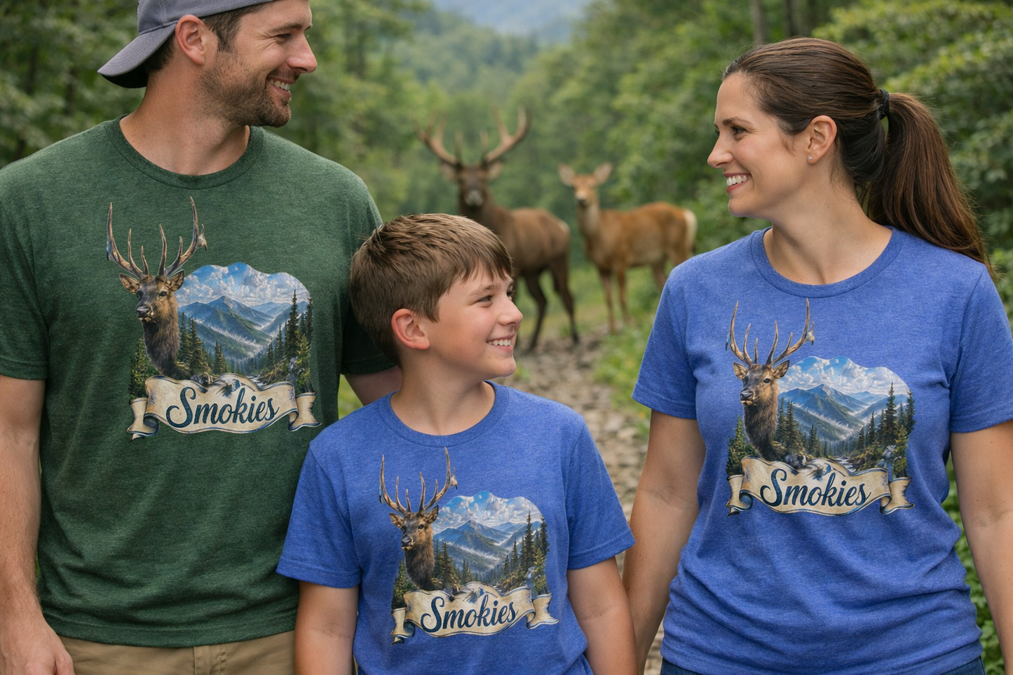 Smokies Elk Unisex T-Shirt – Great Smoky Mountains Wildlife Tee