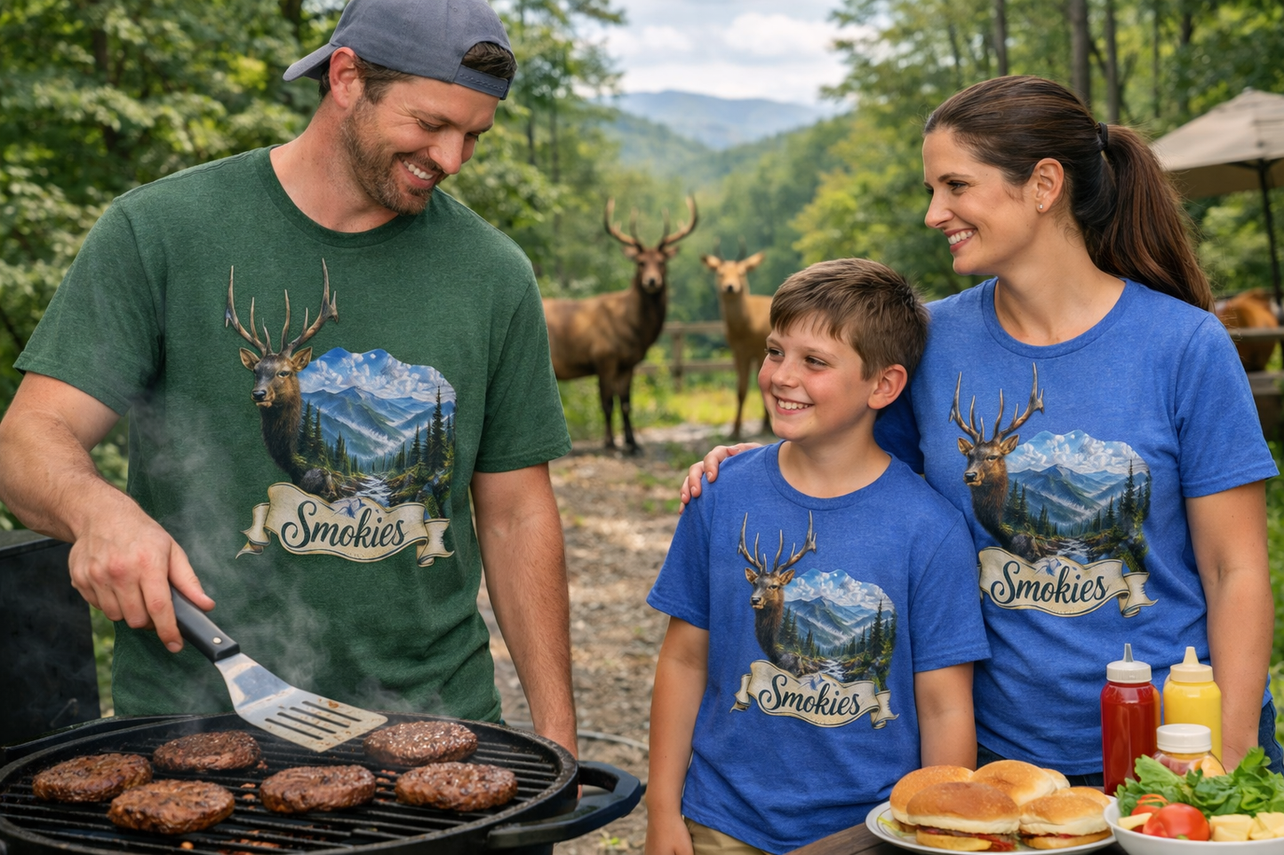 Smokies Elk Unisex T-Shirt – Great Smoky Mountains Wildlife Tee