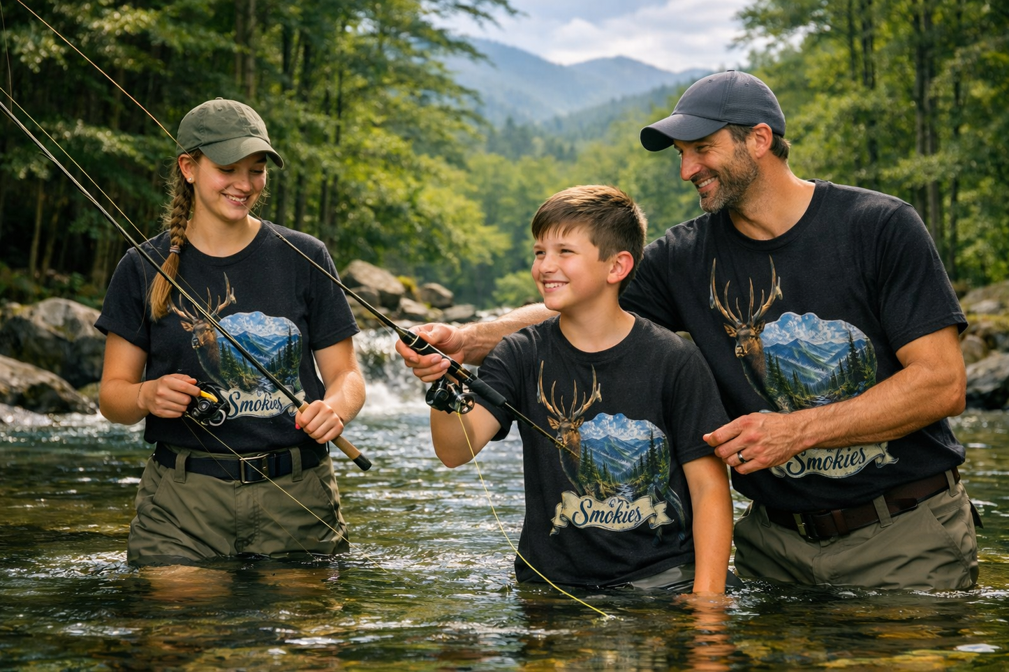 Smokies Elk Unisex T-Shirt – Great Smoky Mountains Wildlife Tee