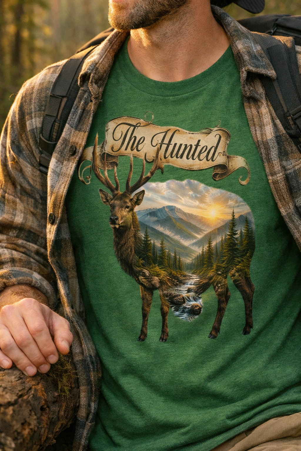 The Hunted – Smoky Mountain Wildlife T-Shirt