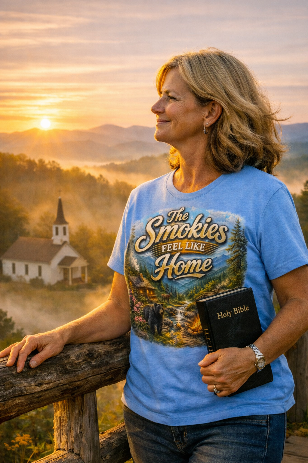 The Smokies Feel Like Home – Unisex T-Shirt