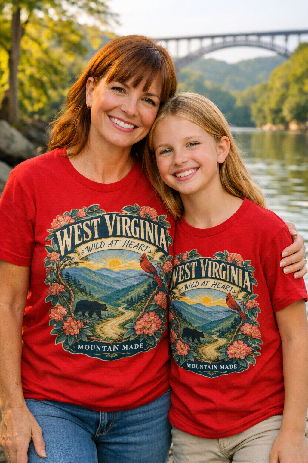 West Virginia Wild at Heart – Mountain Made Unisex T-Shirt