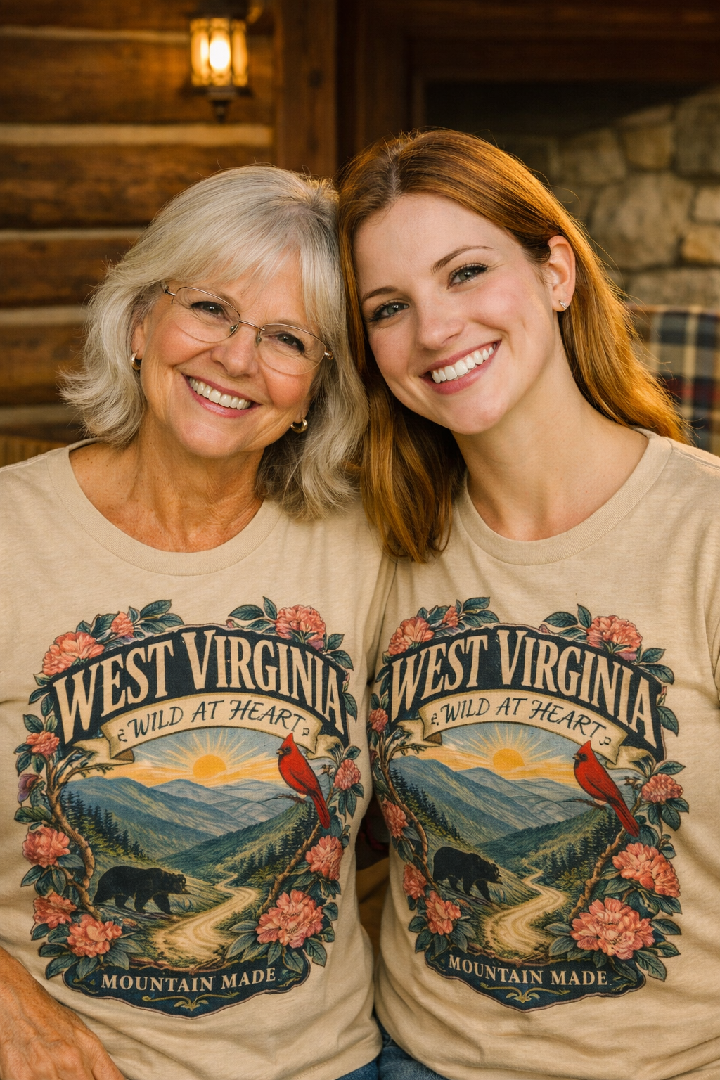 West Virginia Wild at Heart – Mountain Made Unisex T-Shirt