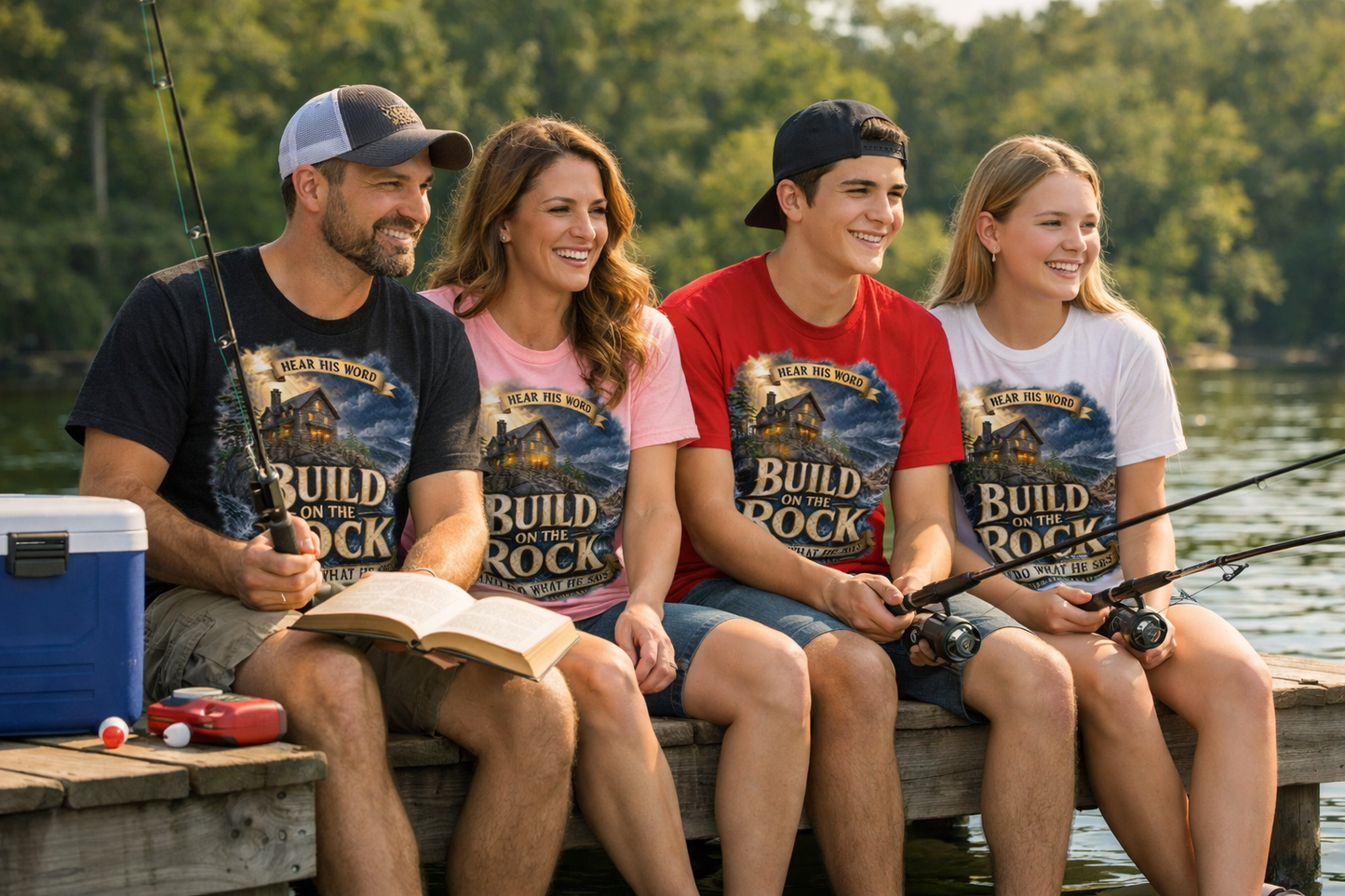 Build on the Rock – Faith T-Shirt | Matthew 7:24-27