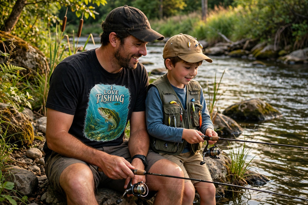 I Love Fishing – Women Angler Unisex Tee