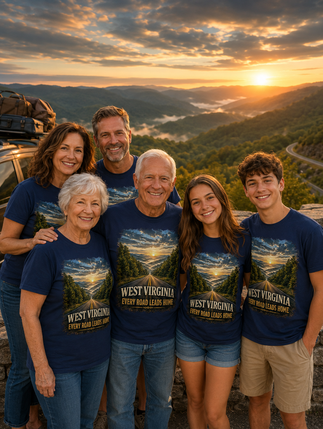 West Virginia – Every Road Leads Home Tee