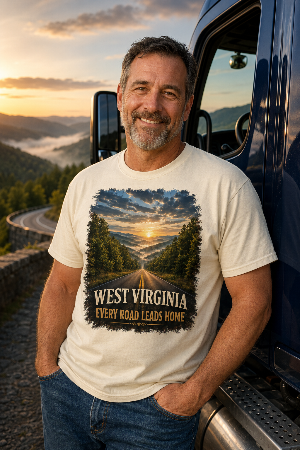 West Virginia – Every Road Leads Home Tee