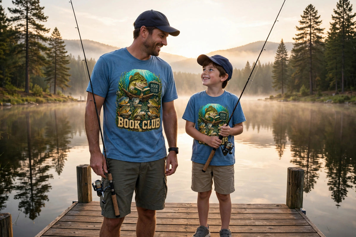 Fish Book Club Tee – The Shirt That'll Make Every Angler Do a Double Take 🐟📚