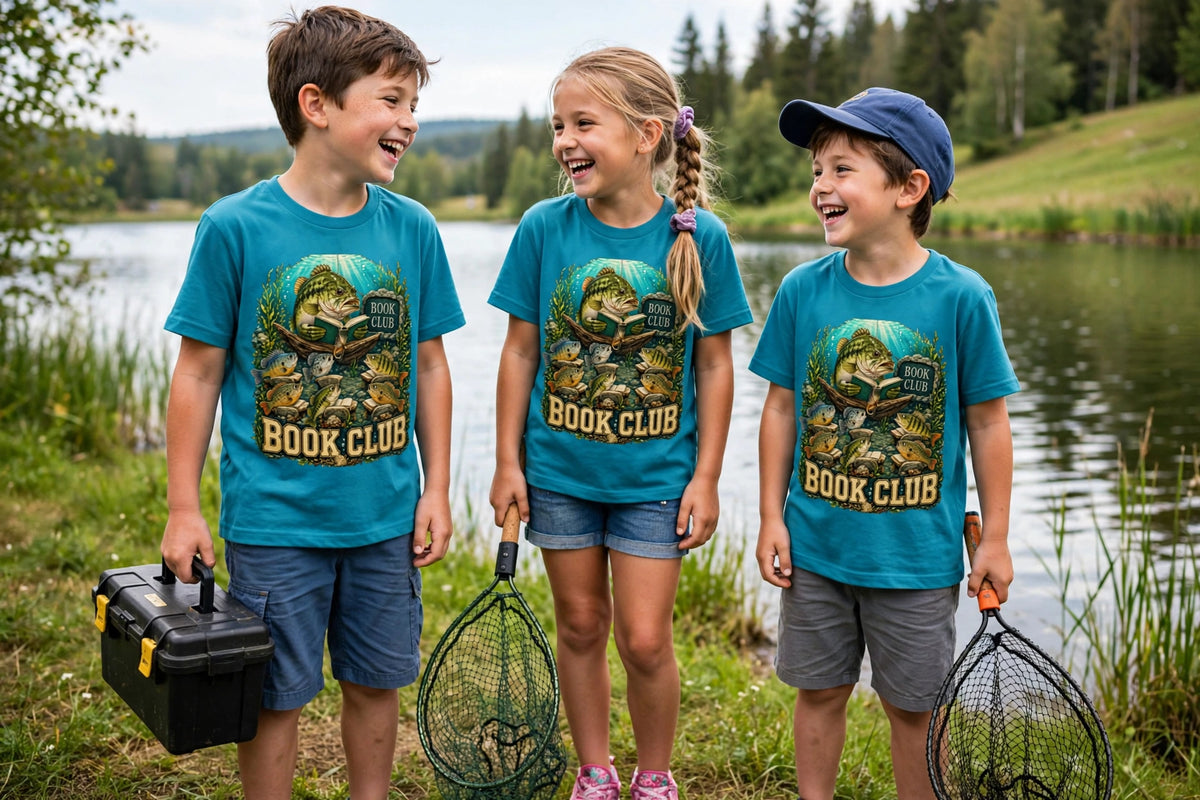 Fish Book Club Tee – The Shirt That'll Make Every Angler Do a Double Take 🐟📚