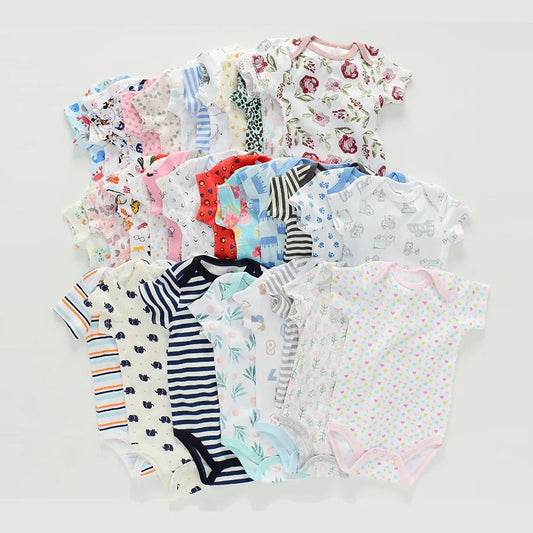 Baby Bodysuit Newborn Romper 👶❤️ | Soft Summer Infant Clothes 0-12M Boy & Girl