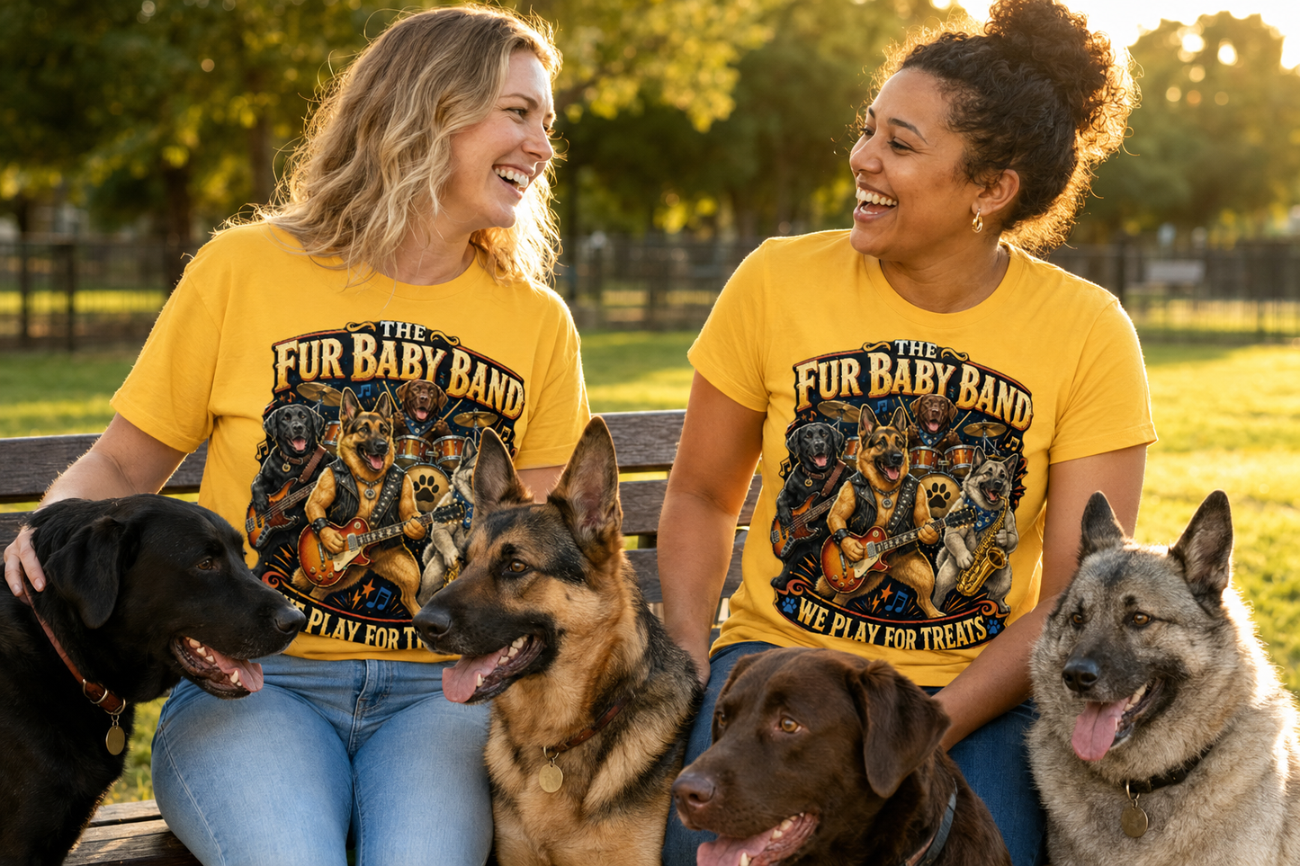 My Dog Thinks I'm the Roadie | The Fur Baby Band 'We Play For Treats' Tee