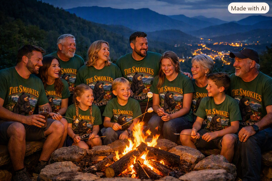 The Smokies Bear "No Snacks, No Pass" Unisex Graphic T-Shirt
