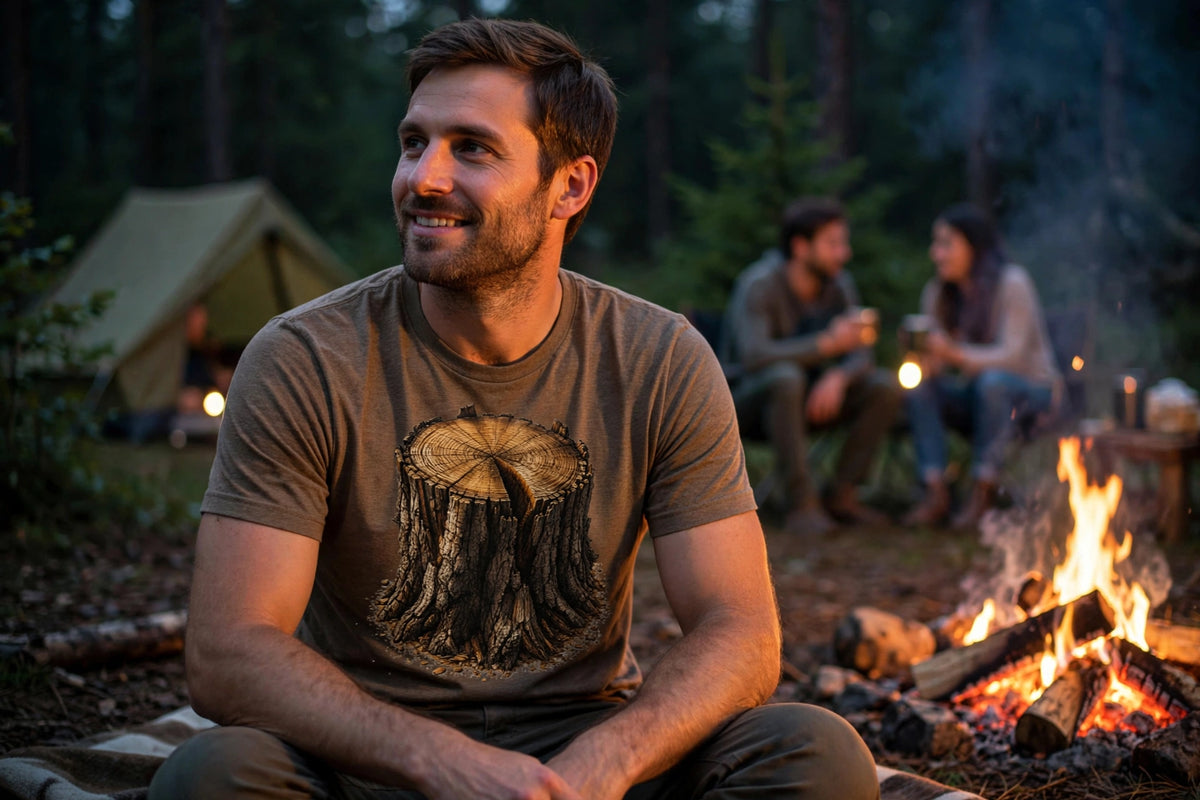 Roots of the Earth — Ancient Tree Stump Tee
