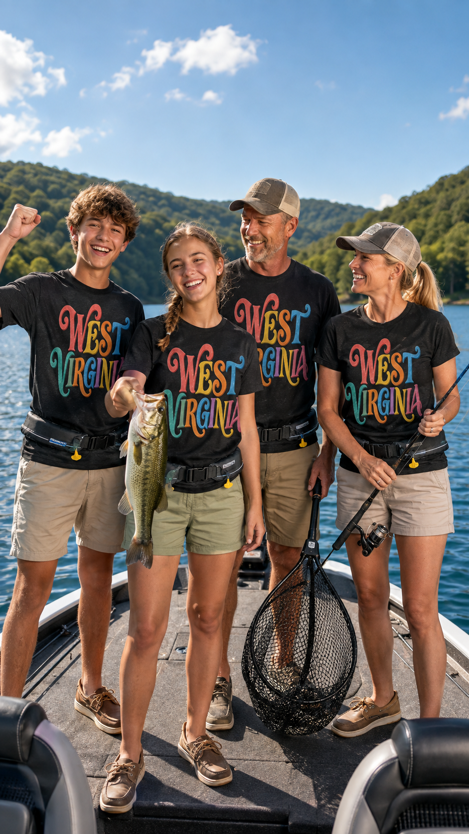 West Virginia Retro Groovy T-Shirt – Mountain State Pride