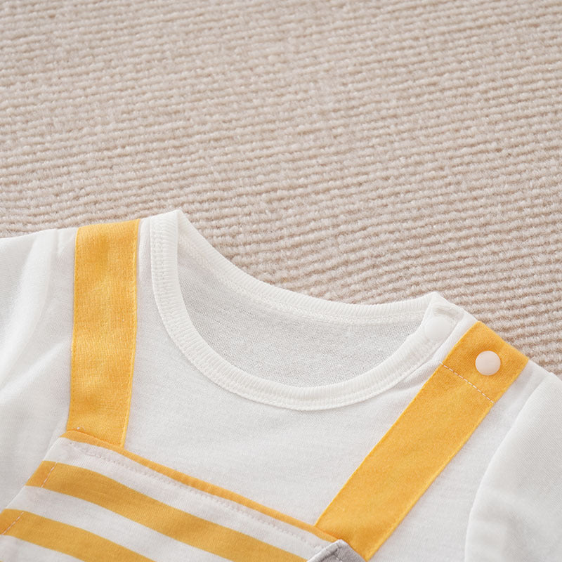 Baby Girl Summer Short-Sleeve Jumpsuit 🌸☀️ | Cute Infant Romper Outfit