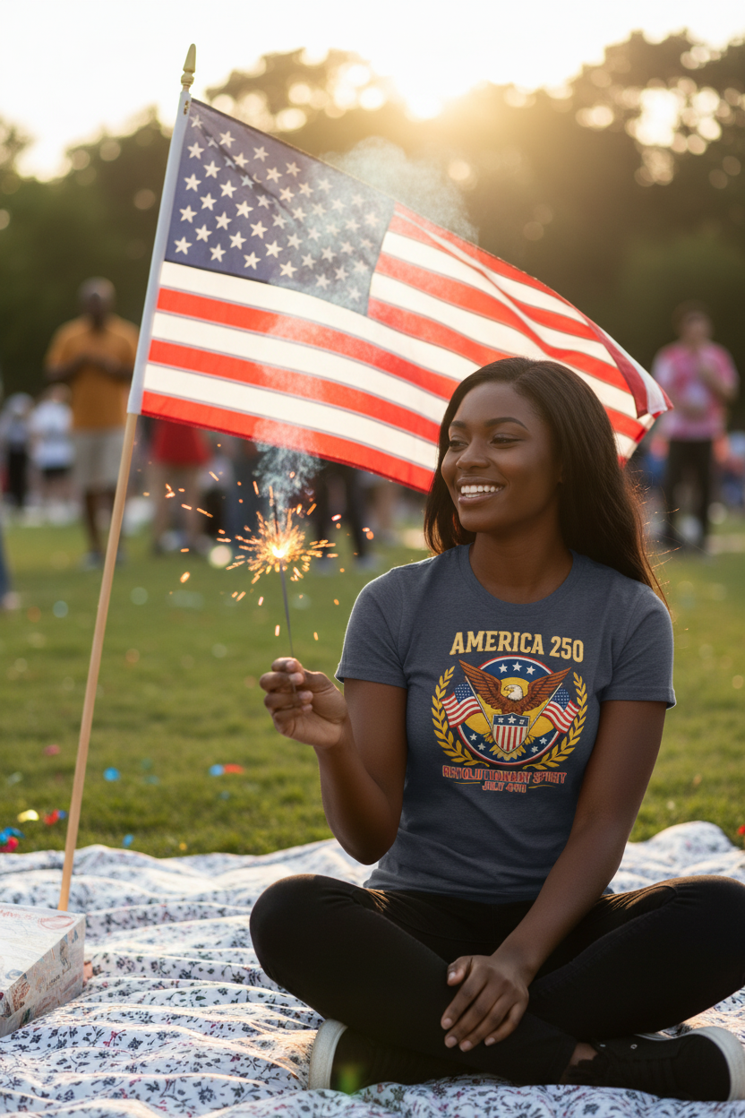America 250 Rev Spirit - Woman Sparkler