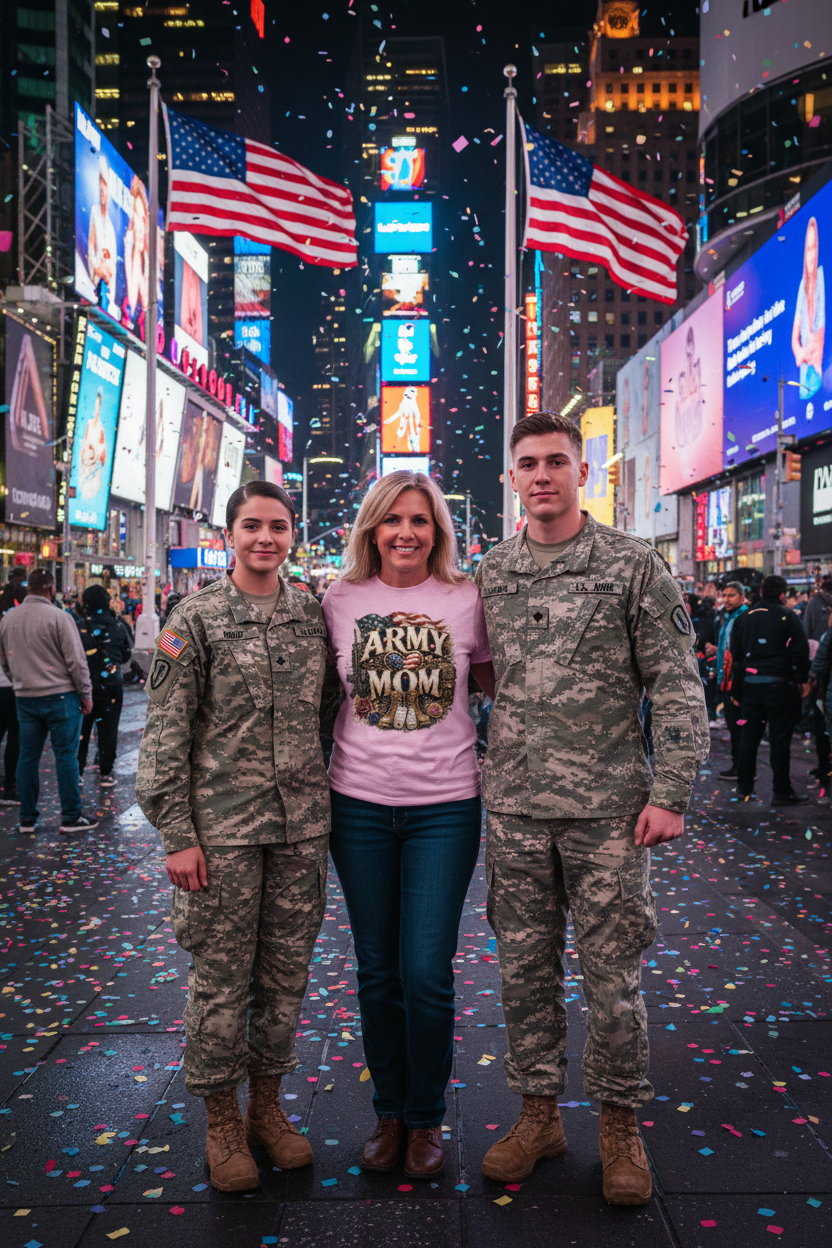Army Mom - Times Square NYC