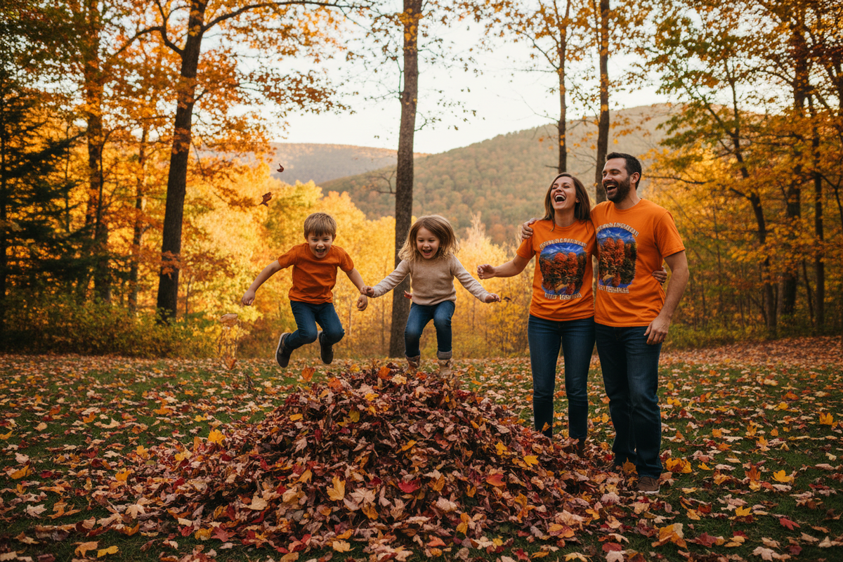 Autumn in Almost Heaven Family Lifestyle Mockup