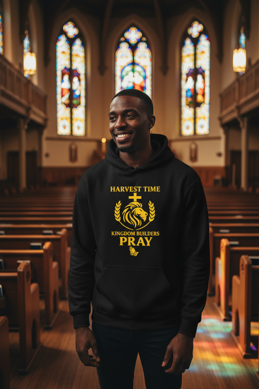Black Hoodie Church Interior